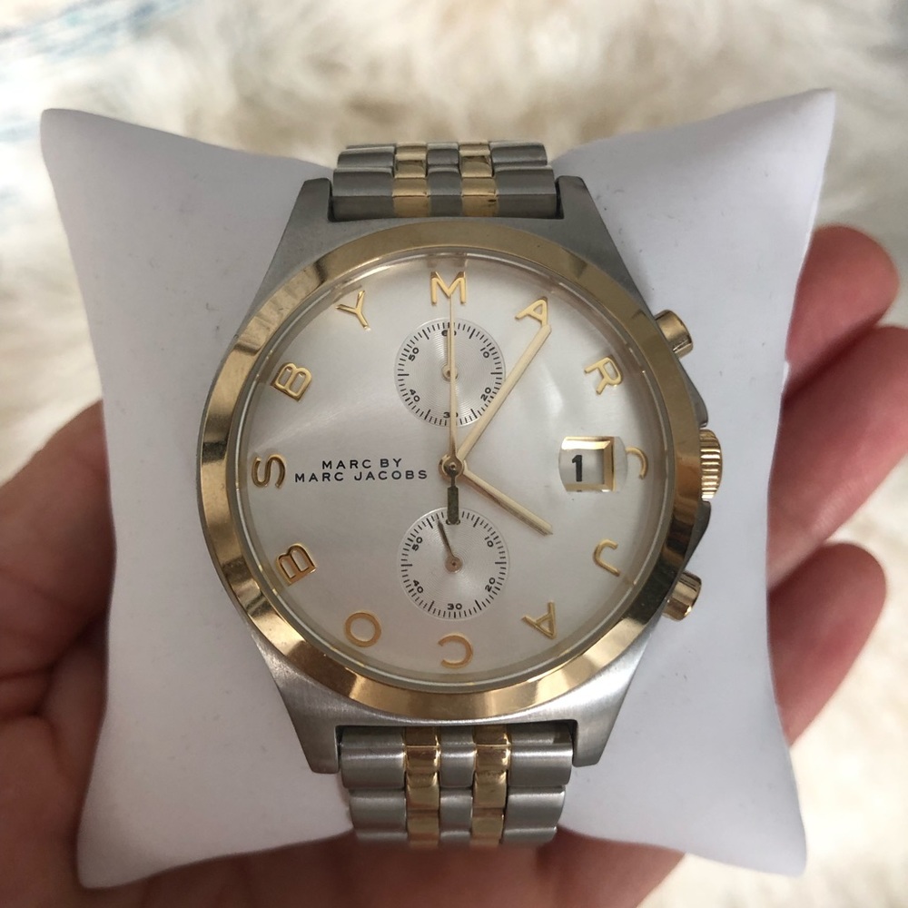 ❌SOLD❌ MARC by Marc Jacobs Gold & Silver Watch